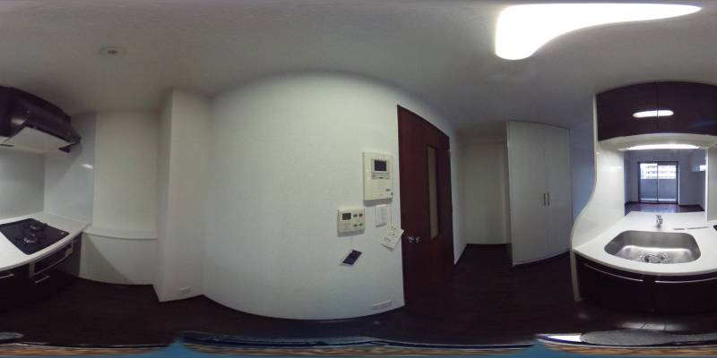 パノラマ画像キッチン