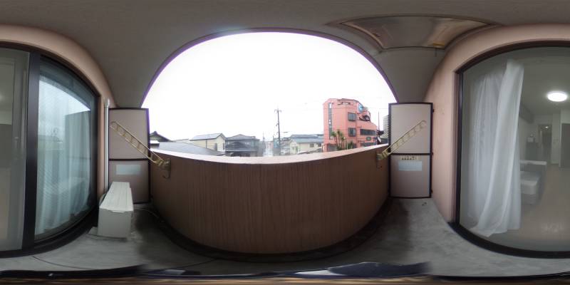 パノラマ画像バルコニー