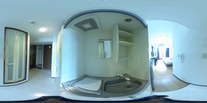 パノラマ画像キッチン