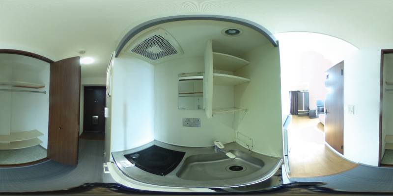 パノラマ画像キッチン