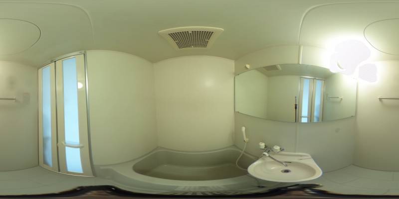 パノラマ画像バスルーム