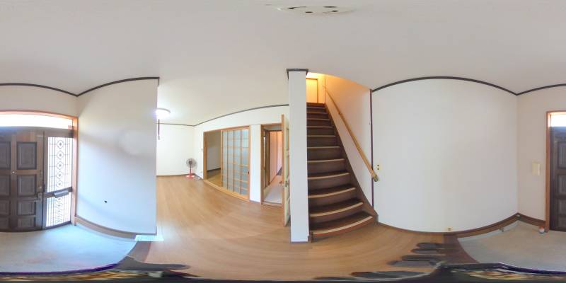 パノラマ画像玄関