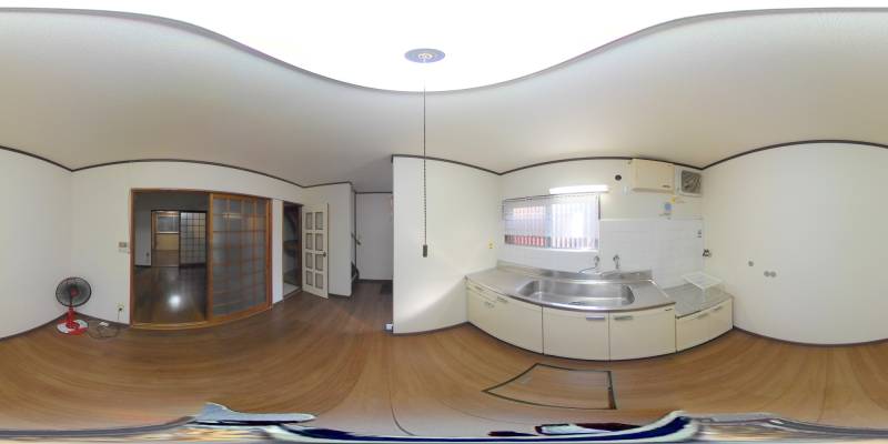 パノラマ画像キッチン