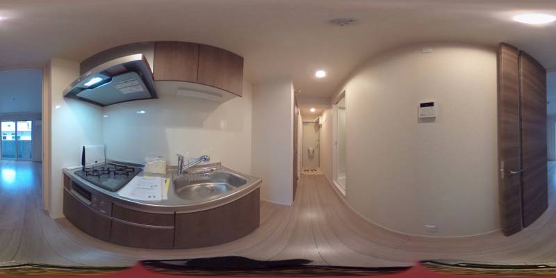 パノラマ画像キッチン