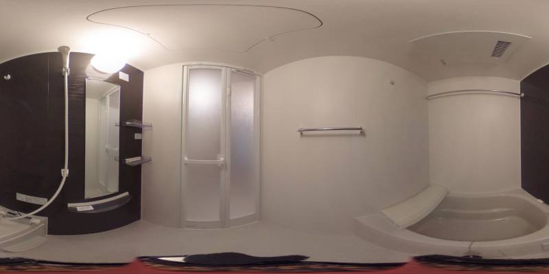 パノラマ画像バスルーム