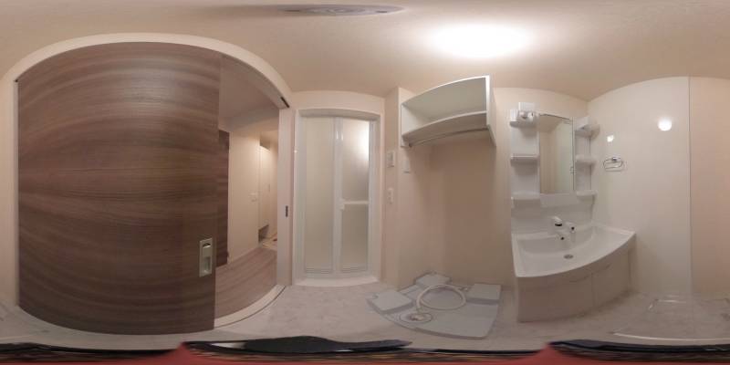 パノラマ画像洗面所