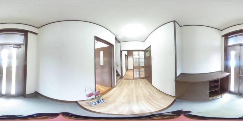 パノラマ画像玄関