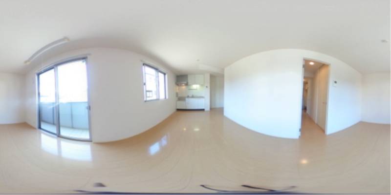 パノラマ画像リビング