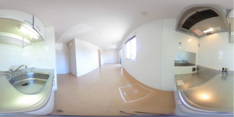 パノラマ画像キッチン