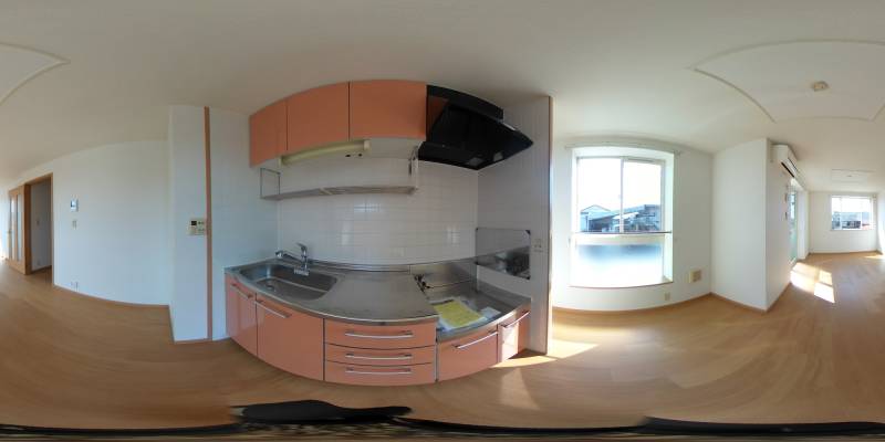 パノラマ画像キッチン