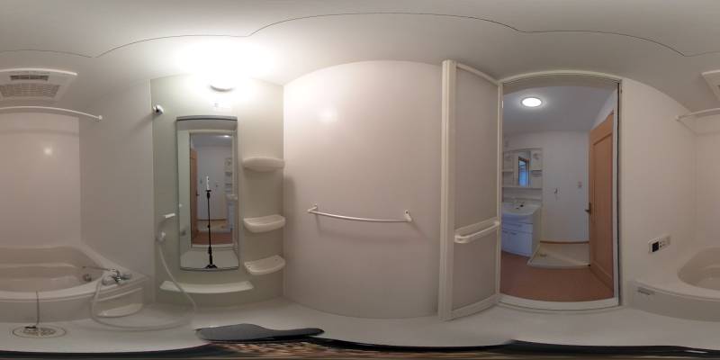 パノラマ画像バスルーム