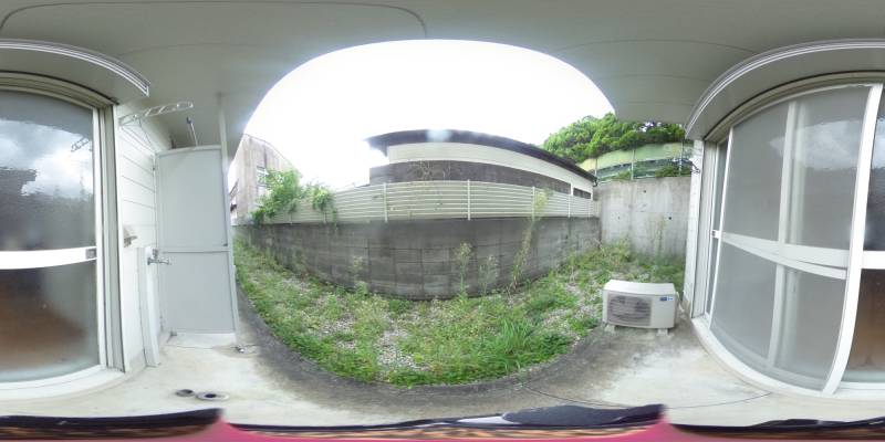 パノラマ画像バルコニー