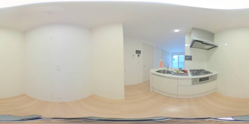 パノラマ画像キッチン