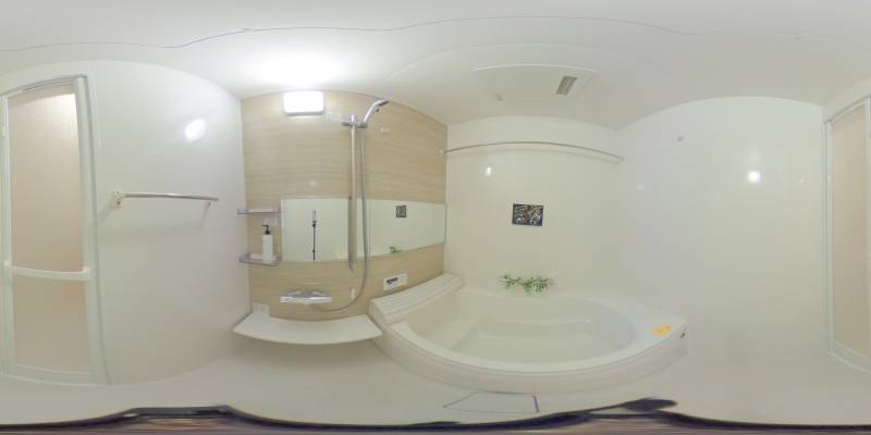 パノラマ画像バスルーム