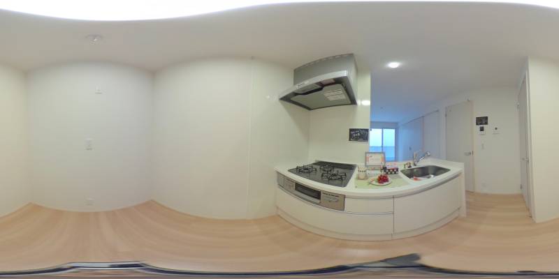 パノラマ画像キッチン