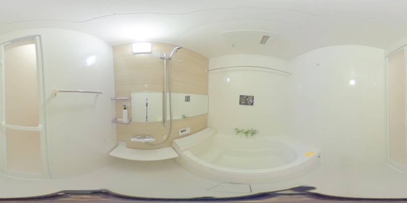 パノラマ画像バスルーム