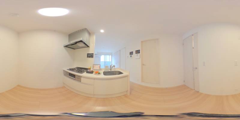 パノラマ画像キッチン