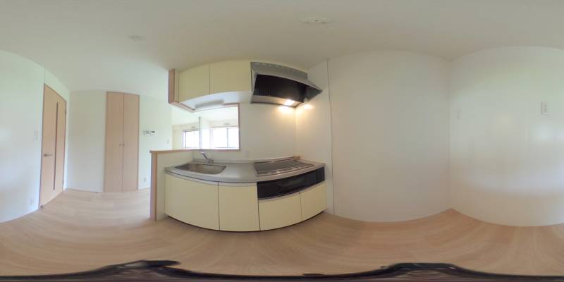 パノラマ画像キッチン