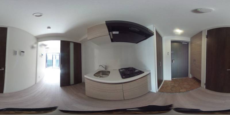 パノラマ画像キッチン