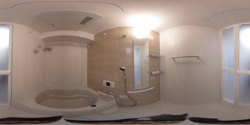 パノラマ画像バスルーム