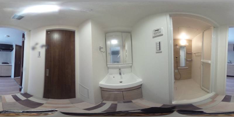 パノラマ画像洗面所