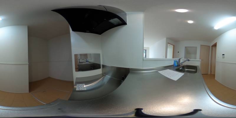 パノラマ画像キッチン