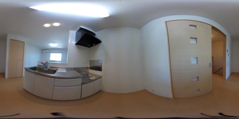 パノラマ画像キッチン