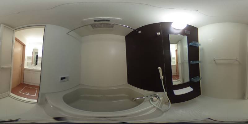 パノラマ画像バスルーム