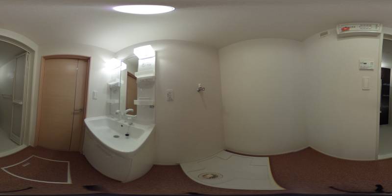 パノラマ画像洗面所