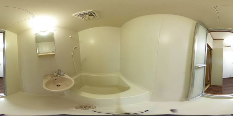 パノラマ画像バスルーム