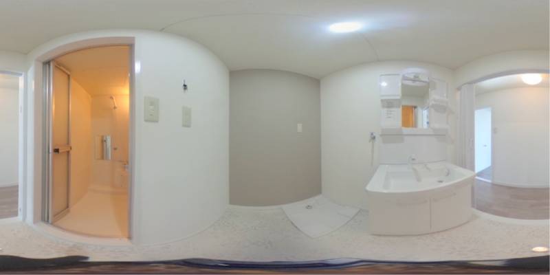 パノラマ画像洗面所