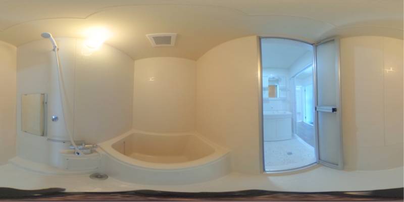 パノラマ画像バスルーム