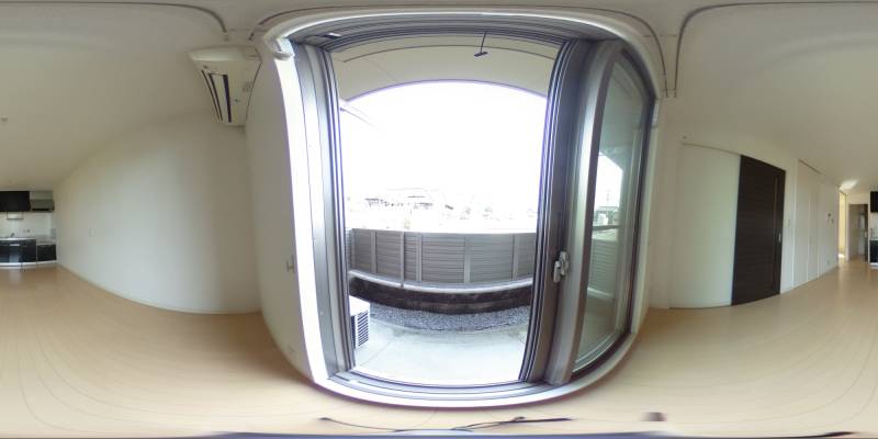 パノラマ画像庭