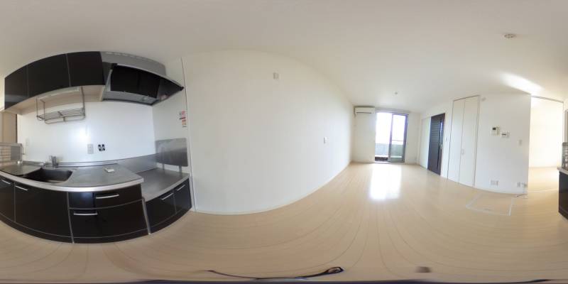 パノラマ画像キッチン