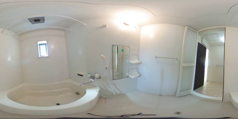 パノラマ画像バスルーム