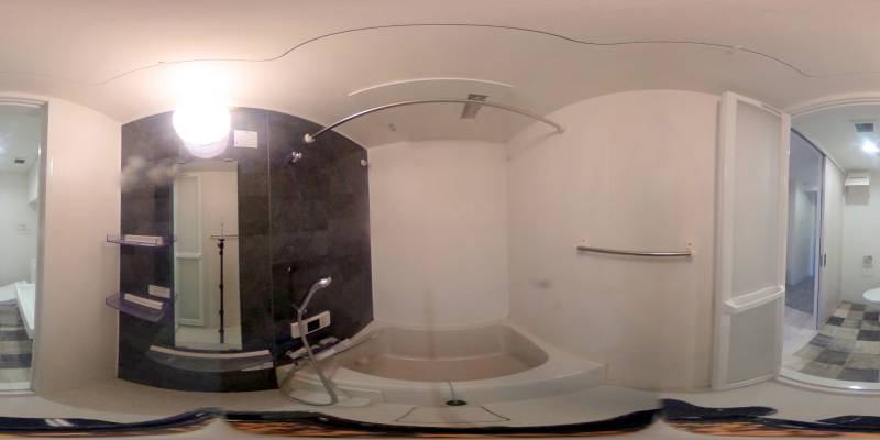 パノラマ画像バスルーム