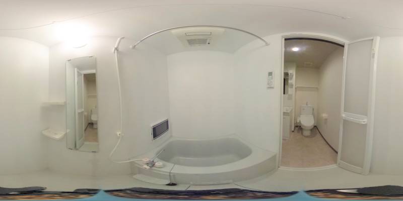 パノラマ画像バスルーム