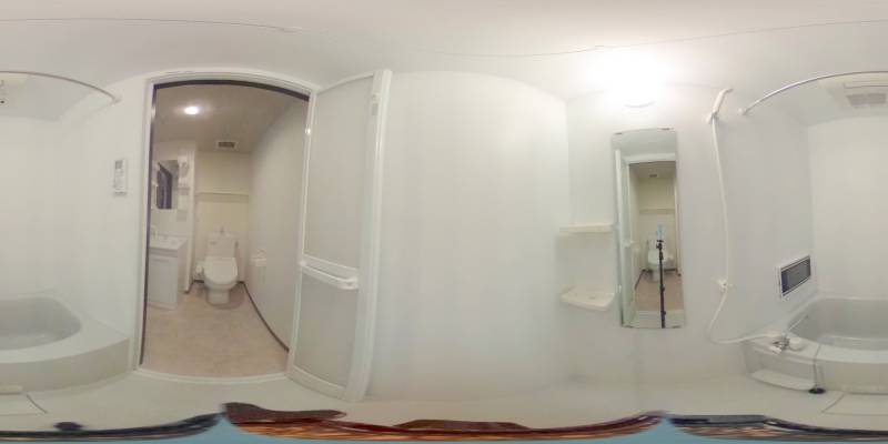 パノラマ画像バスルーム