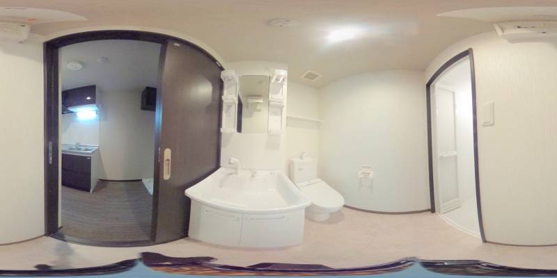 パノラマ画像洗面所