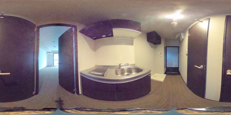 パノラマ画像キッチン