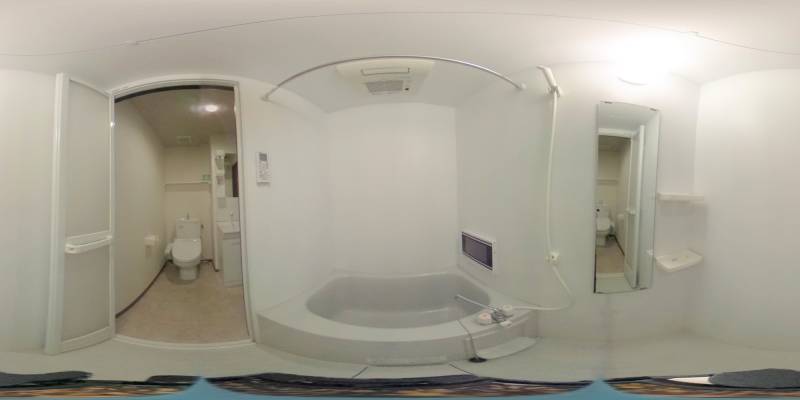 パノラマ画像バスルーム