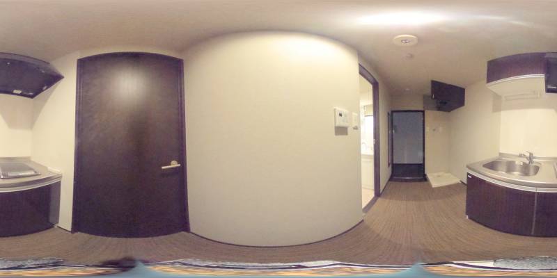 パノラマ画像キッチン