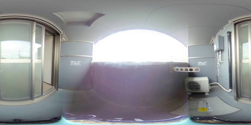 パノラマ画像バルコニー