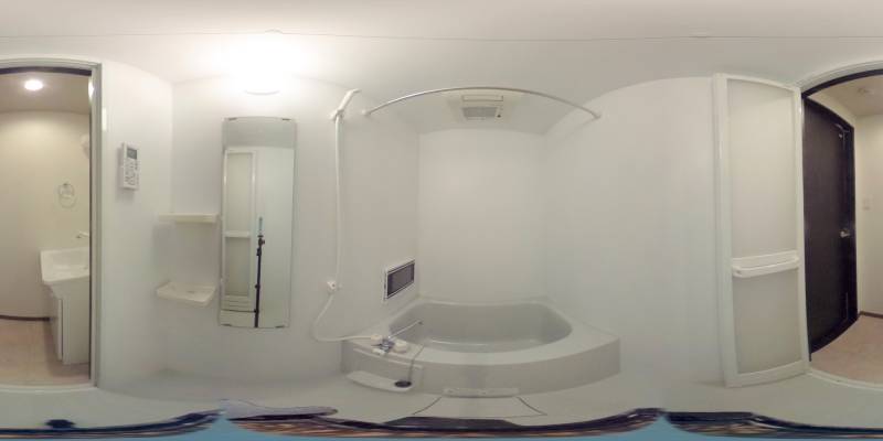 パノラマ画像バスルーム