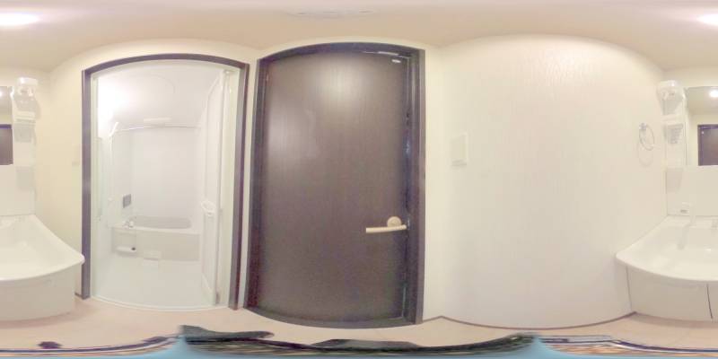 パノラマ画像洗面所