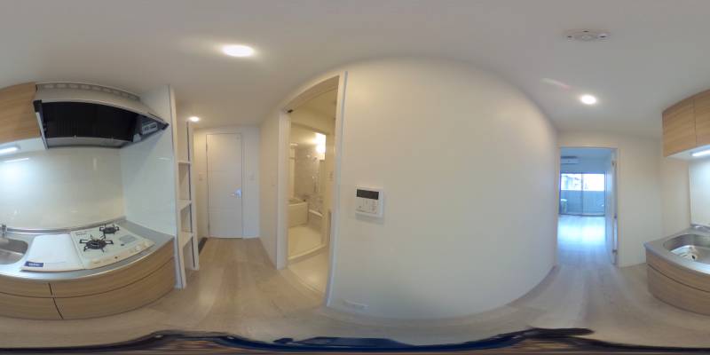 パノラマ画像キッチン