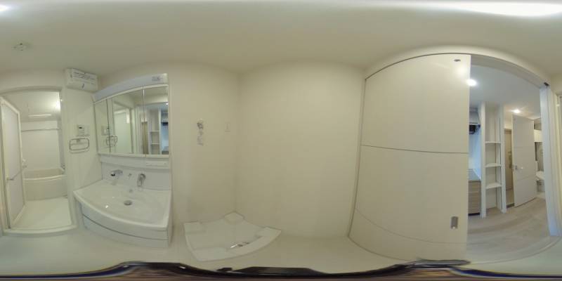 パノラマ画像洗面所