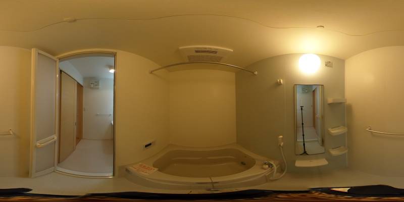 パノラマ画像バスルーム