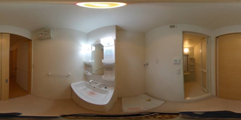 パノラマ画像洗面所