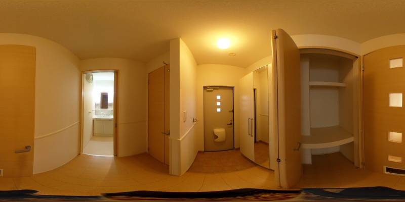 パノラマ画像玄関